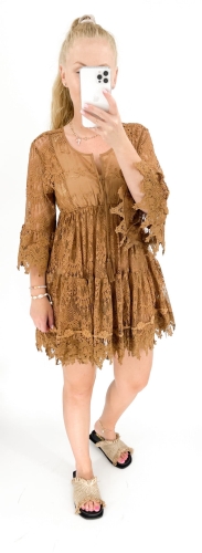 Krótka sukienka z rękawkiem Antica Sartoria