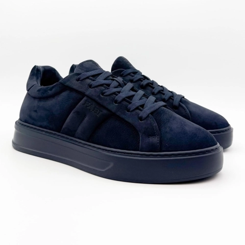 Fabi sneakers granatowy zamsz — eleganckie trampki na sezon jesienny